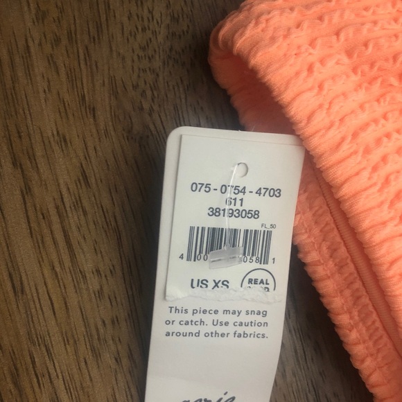 Aerie Vibrant Orange One-Shoulder Bikini Top - Picture 3 of 3